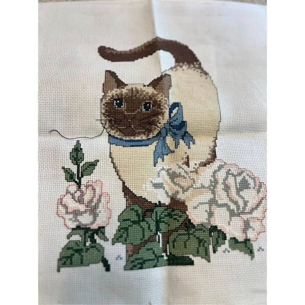 Golden Bee Vintage Cross Stitch